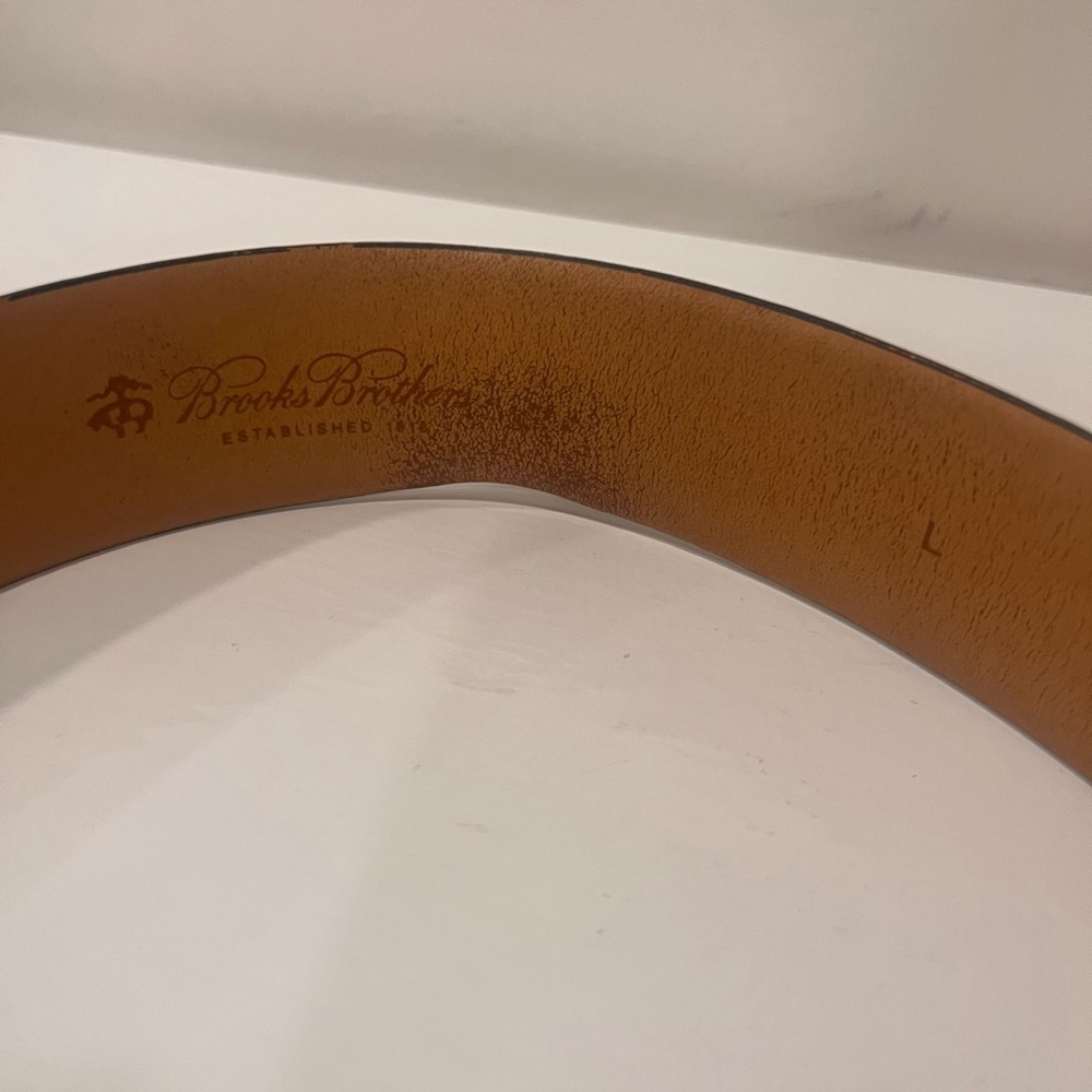 Brooks Brothers Dark Brown Leather Belt Bag - Picture 4 of 5
